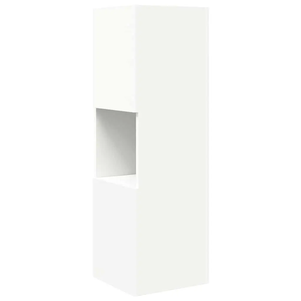 Corner Cabinet Storage 30.5x30x95cm Modern Living Room Organizer Engineered Wood