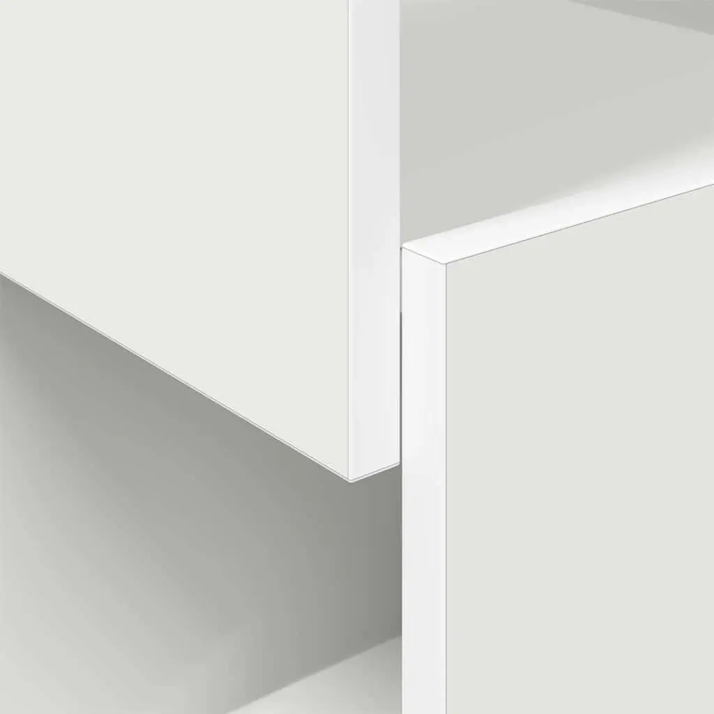 Corner Cabinet Storage 30.5x30x95cm Modern Living Room Organizer Engineered Wood