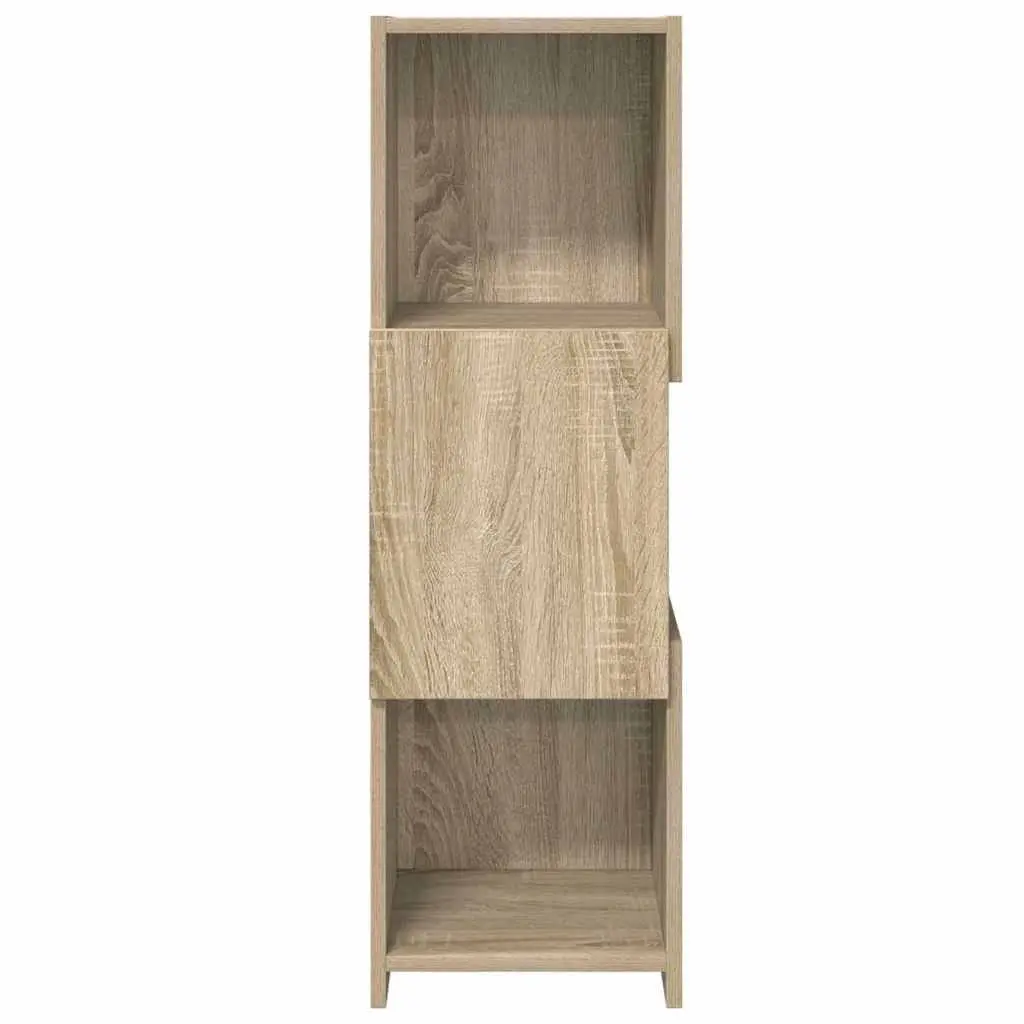 Corner Storage Cabinet Engineered Wood 30.5cm W x 30cm D x 95cm H Brown Sonoma Oak