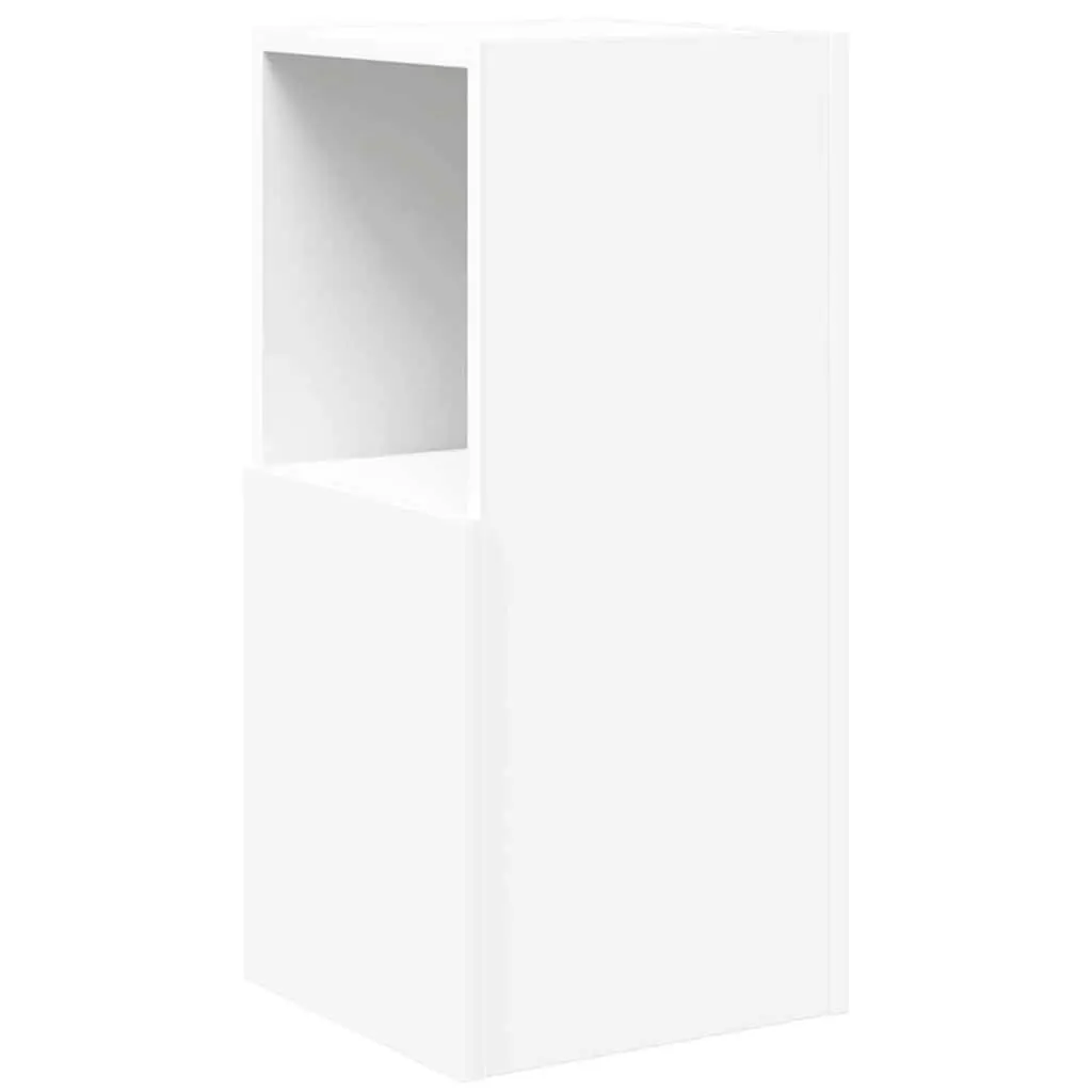 Corner Storage Cabinet 30.5x30x65cm Modern Living Room Shelving Unit