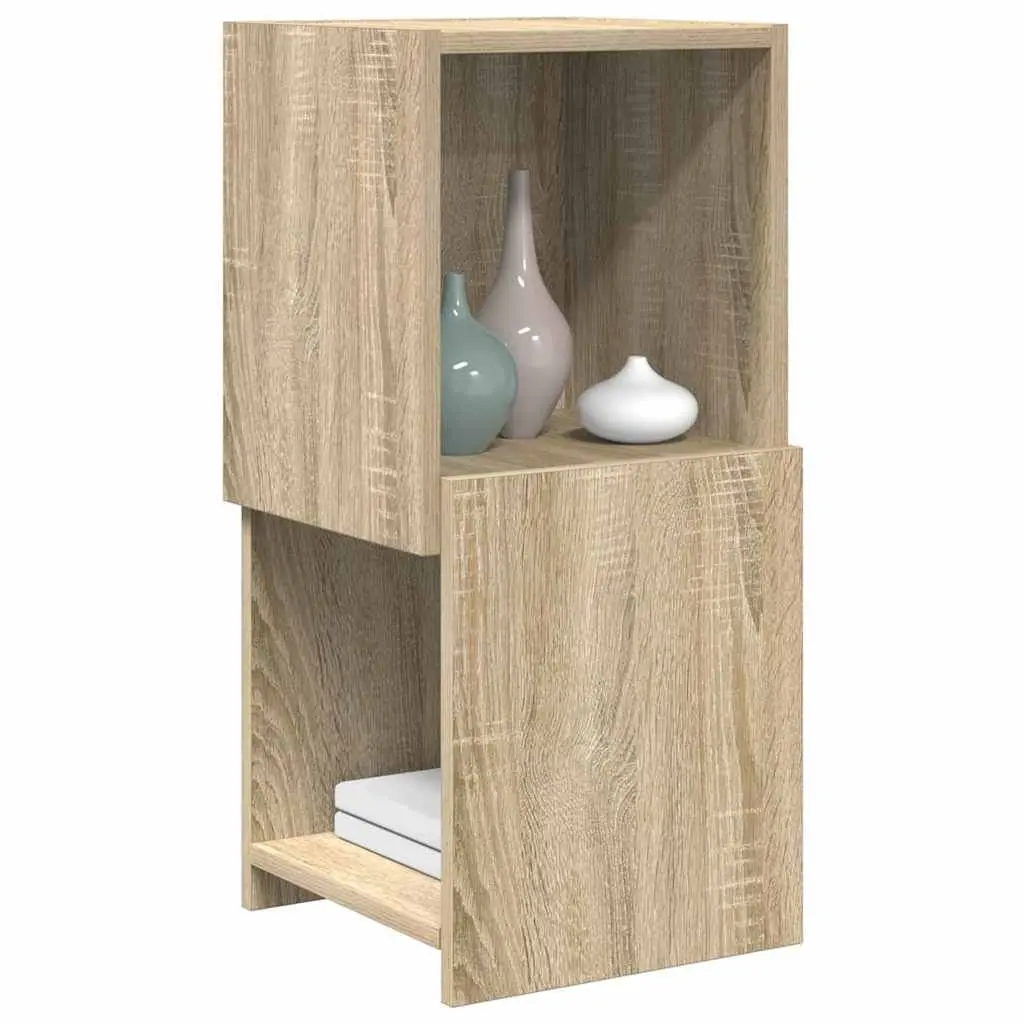 Brown Corner Storage Cabinet with Smart Shelving