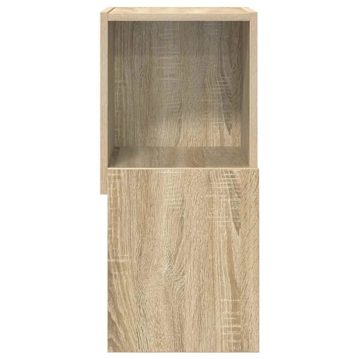 Brown Corner Storage Cabinet with Smart Shelving