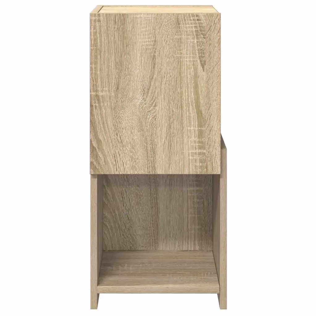 Brown Corner Storage Cabinet with Smart Shelving