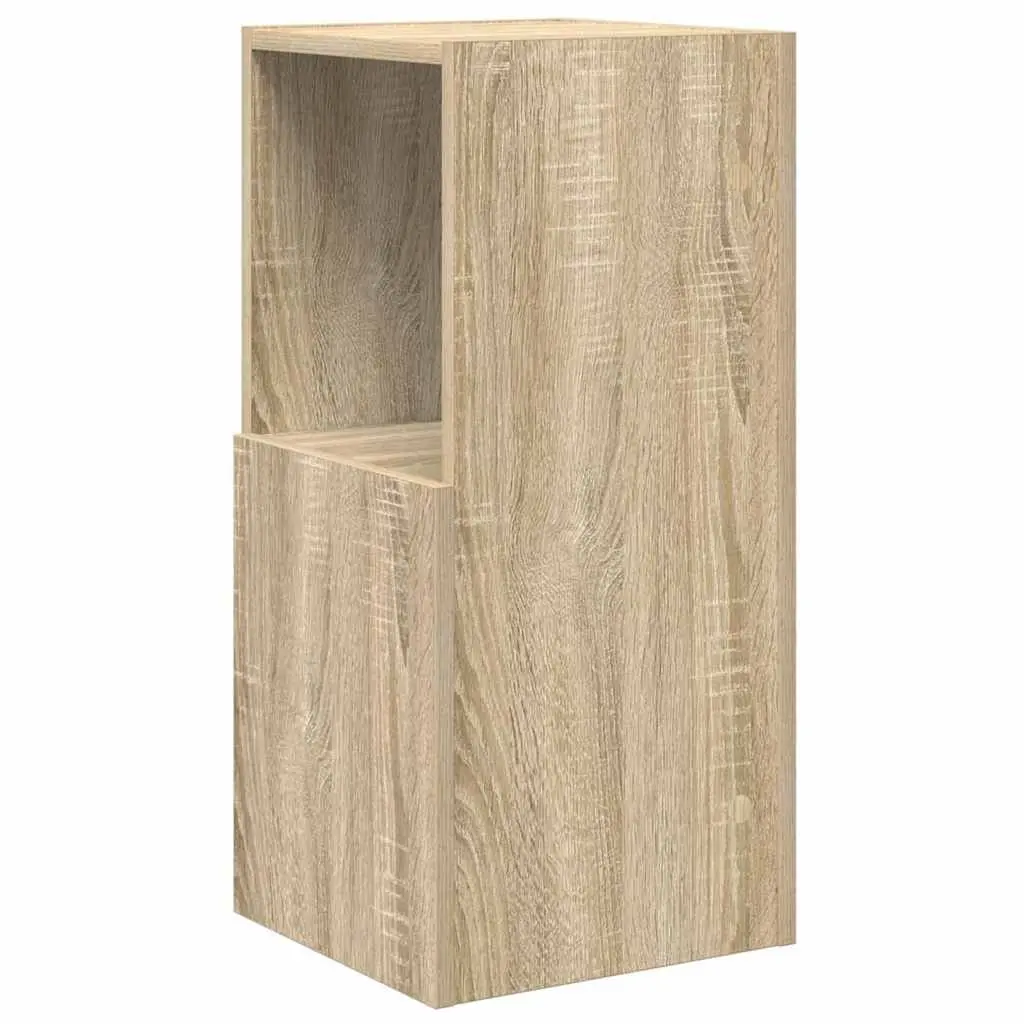 Brown Corner Storage Cabinet with Smart Shelving