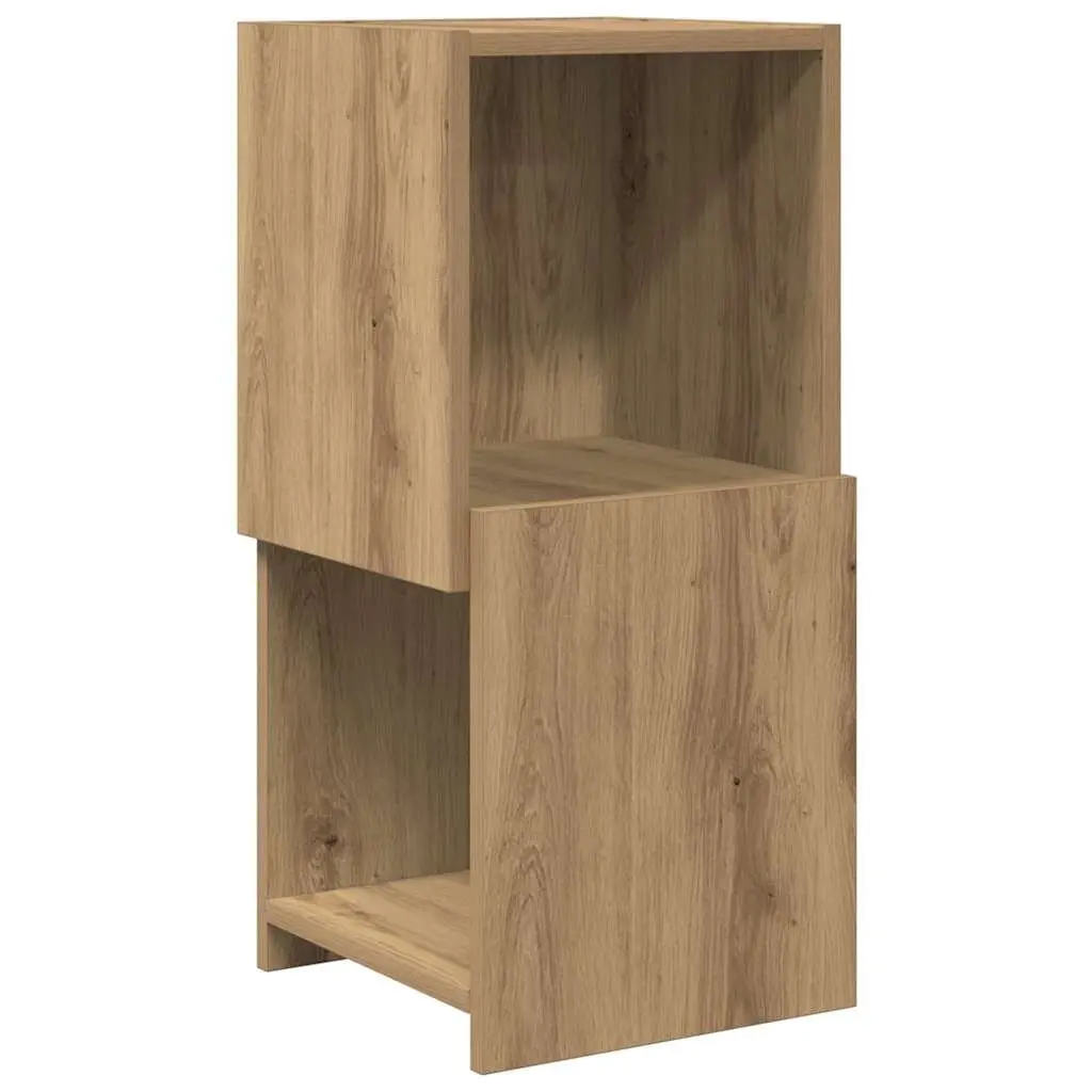 Corner Cabinet 30.5x30x65cm Brown with Shelves