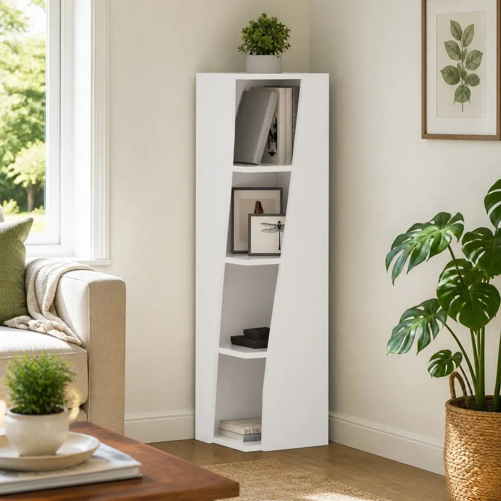 Corner Storage Cabinet 27.5x27x102cm