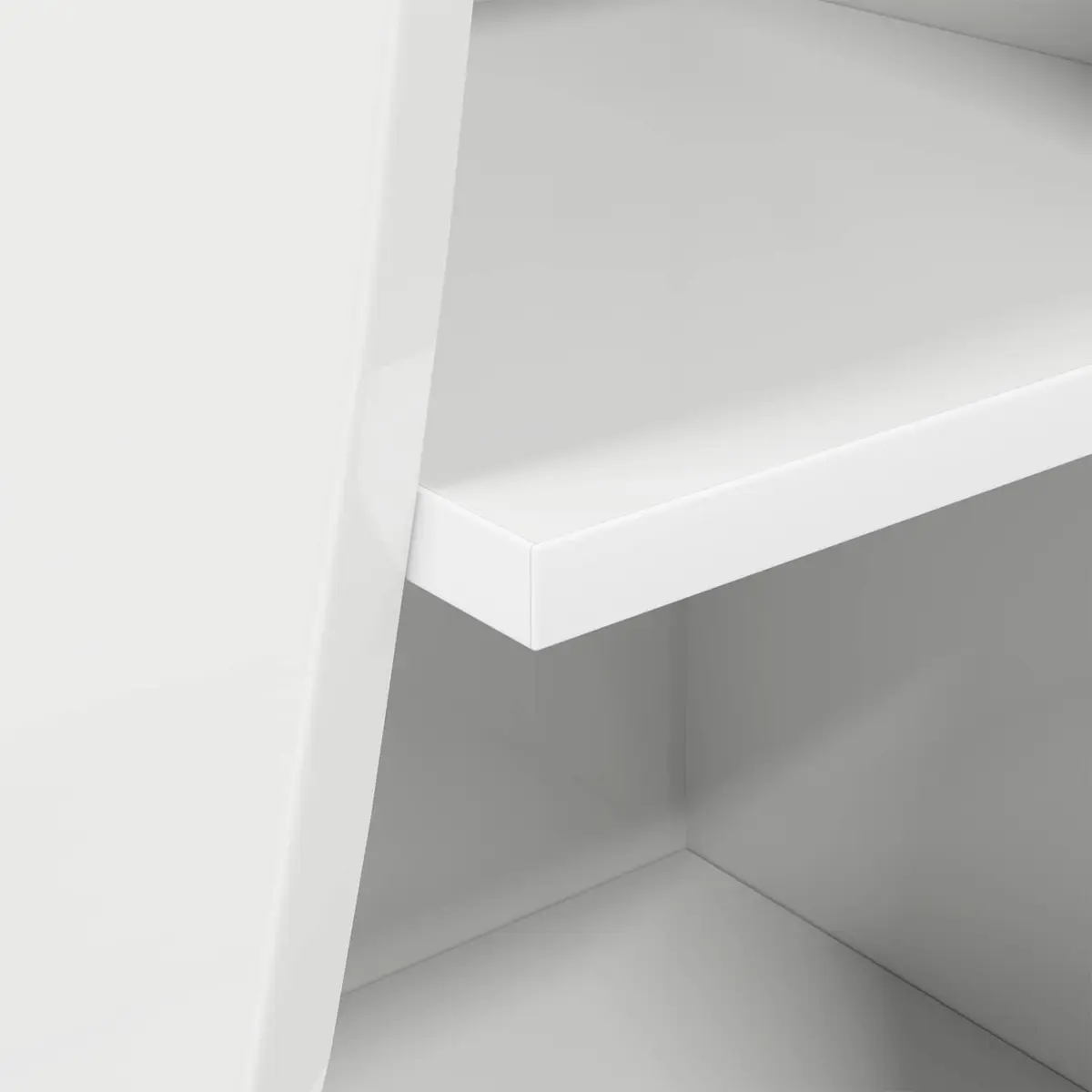 Corner Storage Cabinet 32x32x102cm Modern Living Room Organiser Engineered Wood