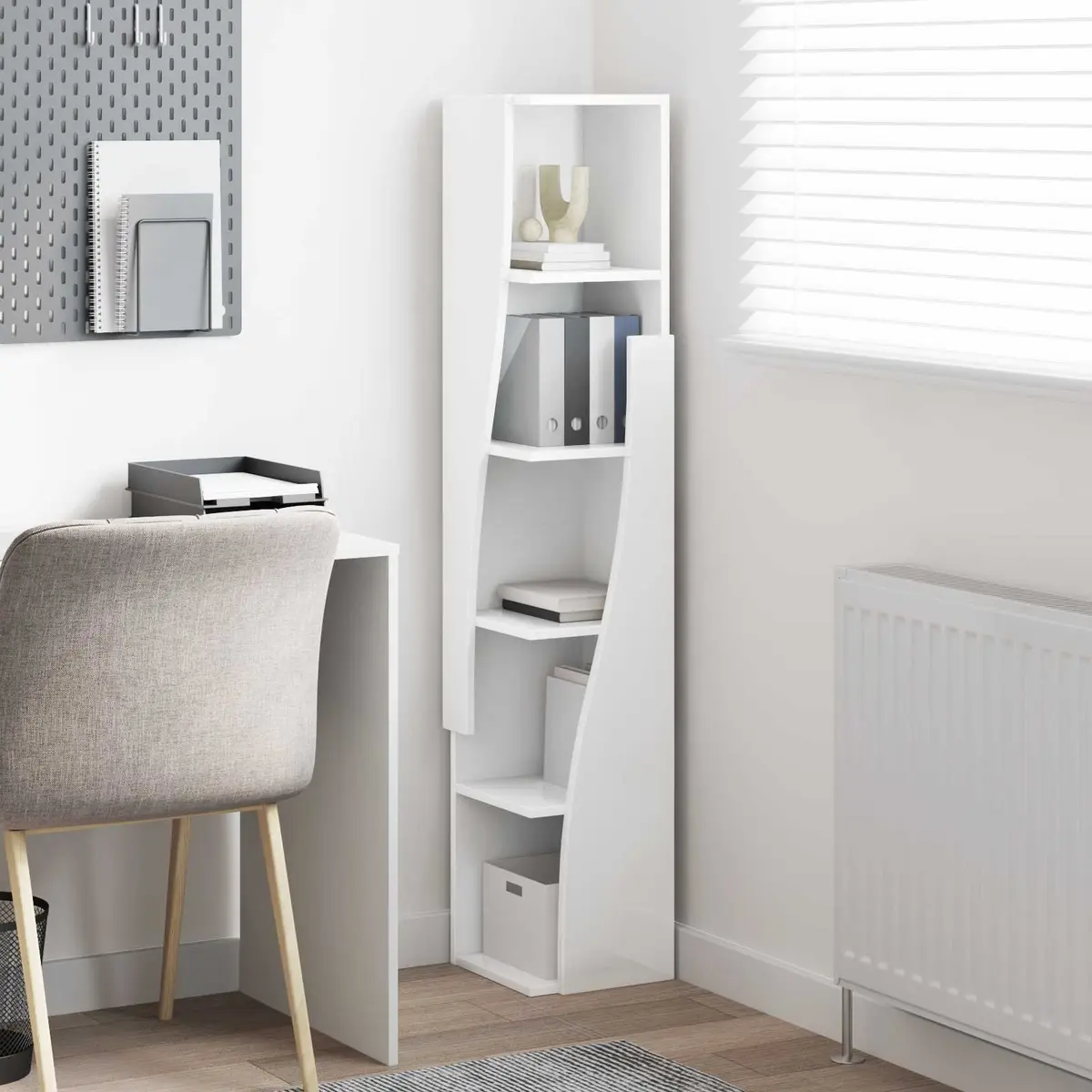 Corner Storage Cabinet 27.5x27x140cm