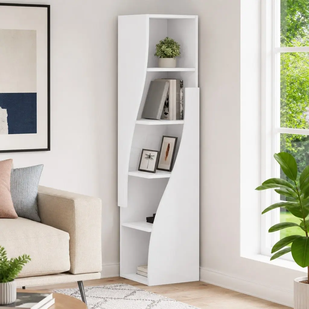 Corner Storage Cabinet 32x32x140cm