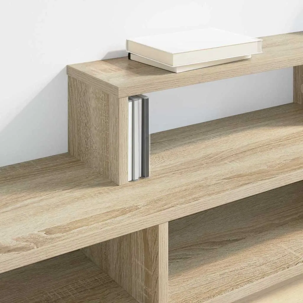 Wall Mounted TV Stand Engineered Wood 150x25x28.5cm Grey