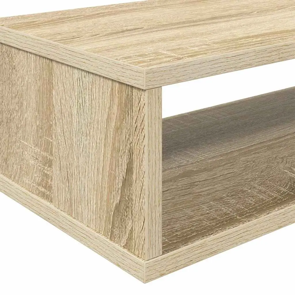 Wall Mounted TV Stand Engineered Wood 150x25x28.5cm Grey