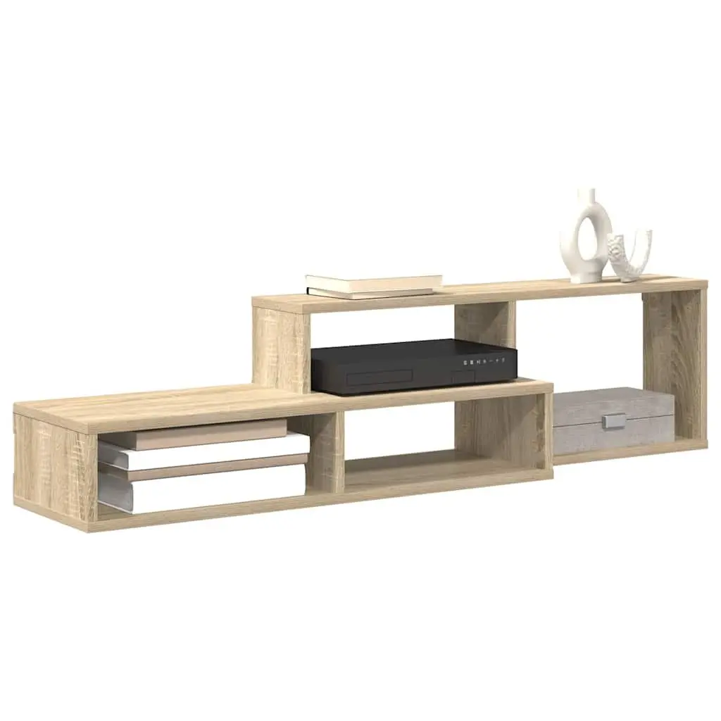 Wall Mounted TV Stand Engineered Wood 120 x 25 x 28.5 cm Grey