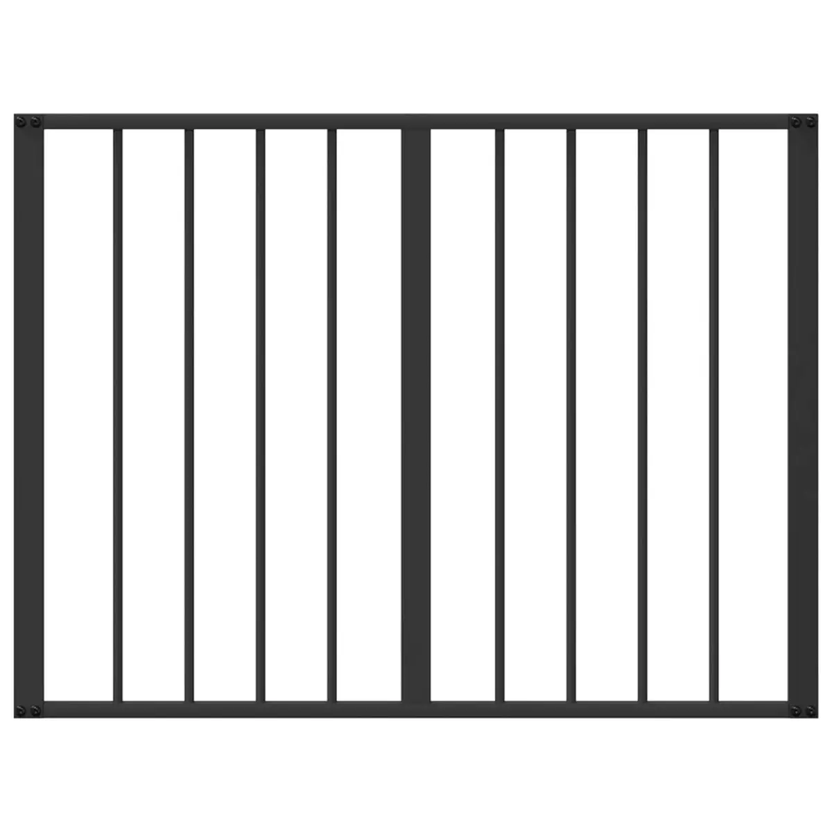 4 Panel Black Metal Mesh Dog Enclosure