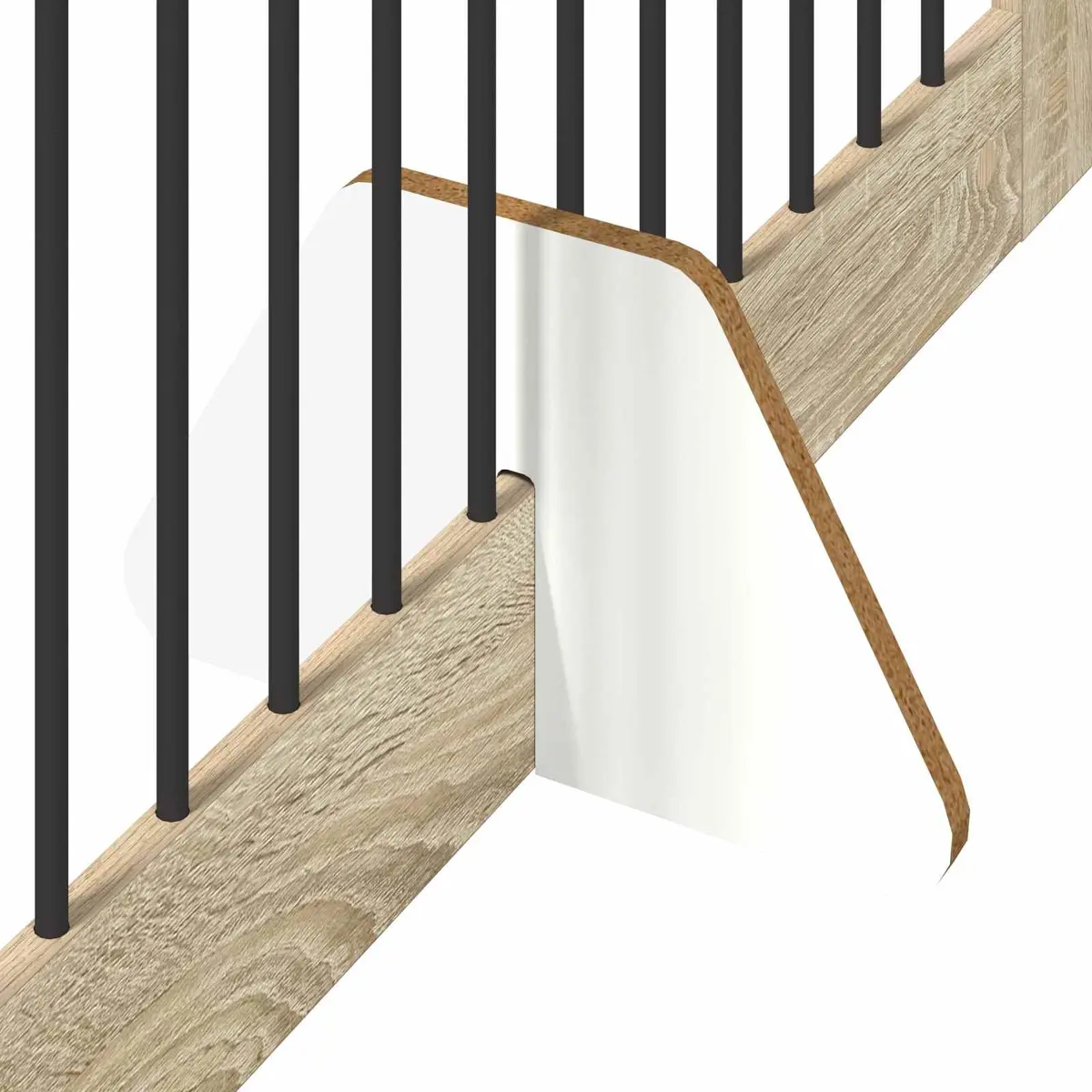 Foldable Dog Gate 401 cm Brown Indoor Safety Fence