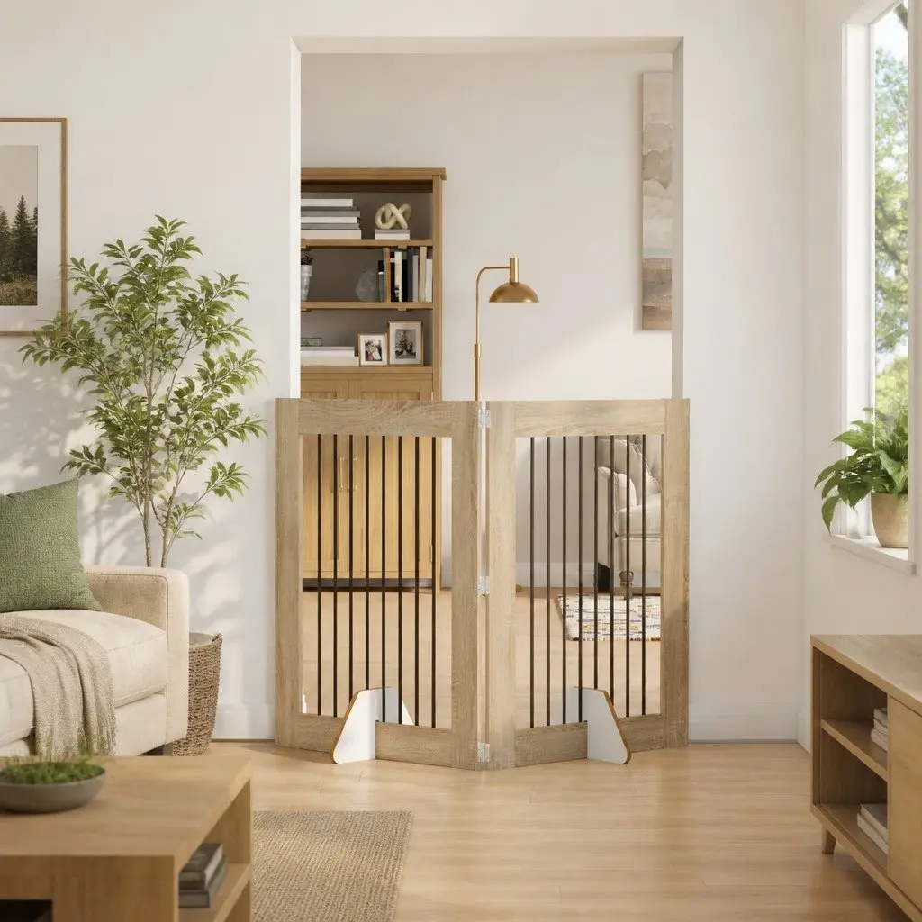 Foldable Dog Gate for Secure Pet Containment