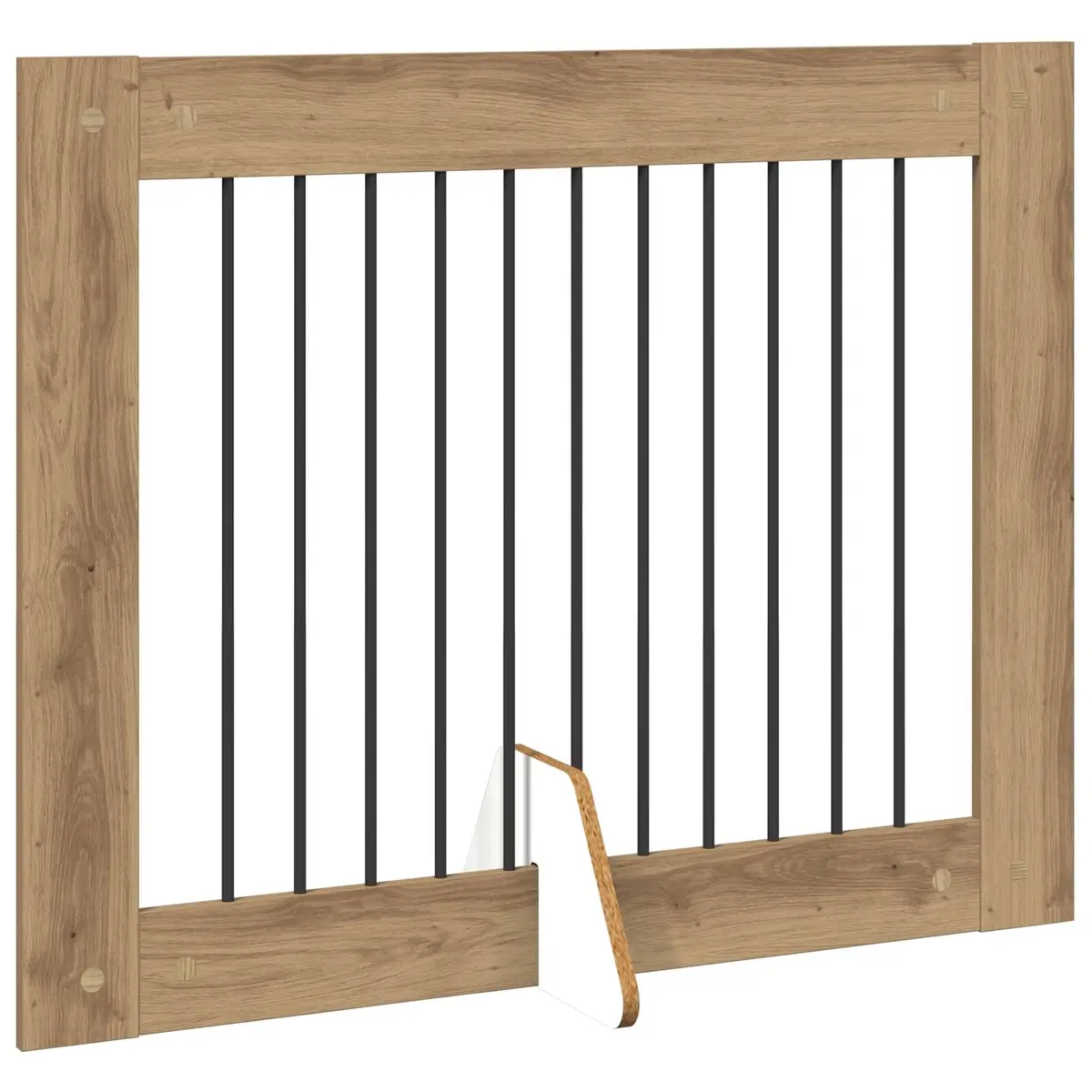 4-Panel Foldable Dog Gate for Indoor Use