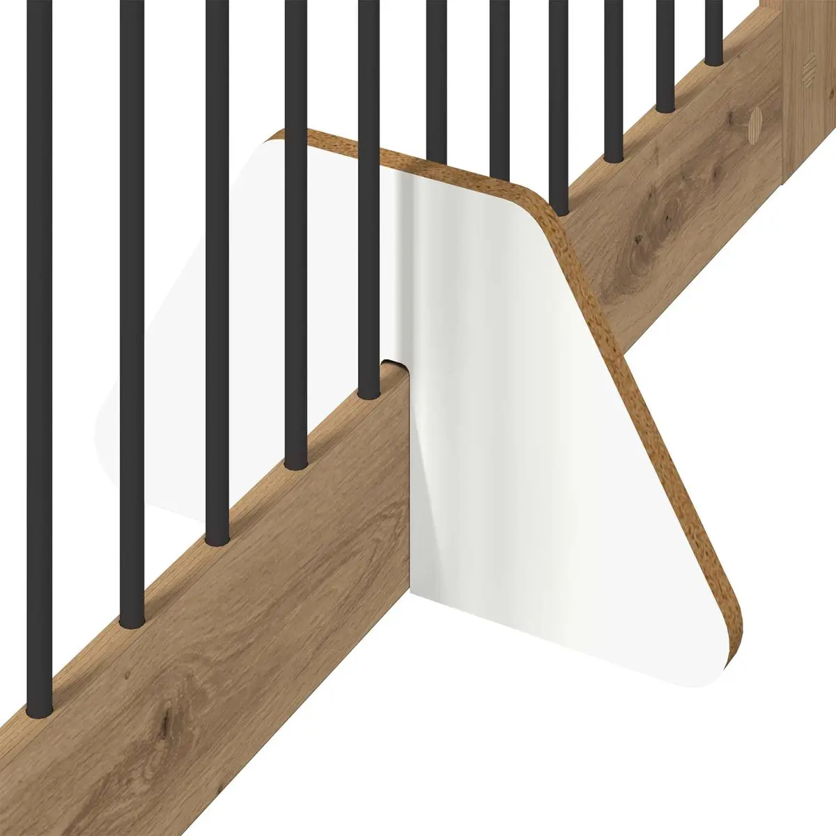 4-Panel Foldable Dog Gate for Indoor Use