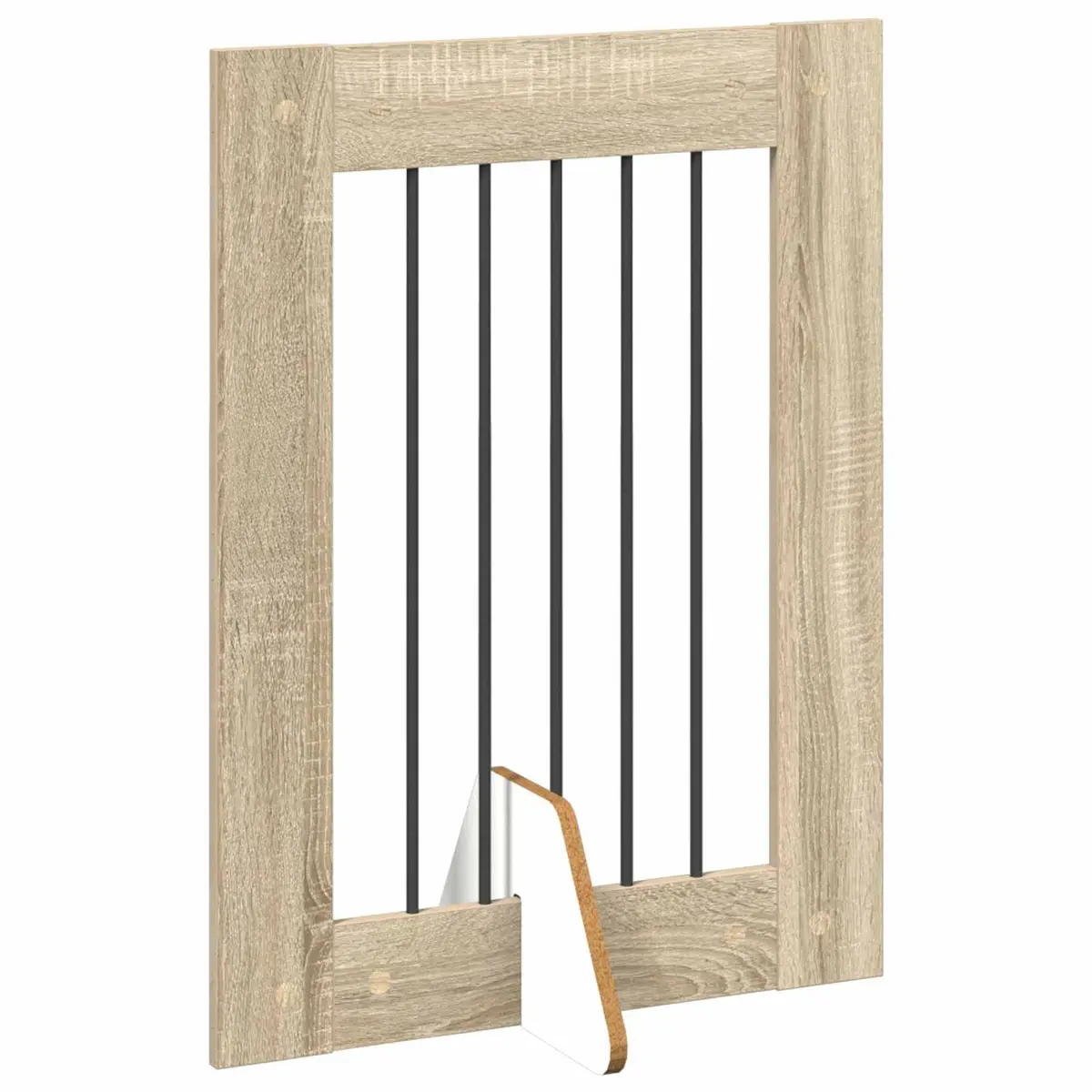 Foldable Dog Gate with Stands 120.5cm