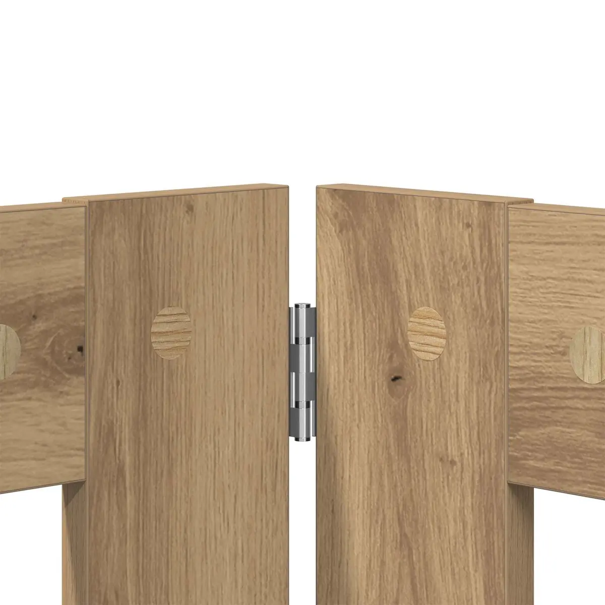 Foldable Metal Dog Gate for Indoor Safety