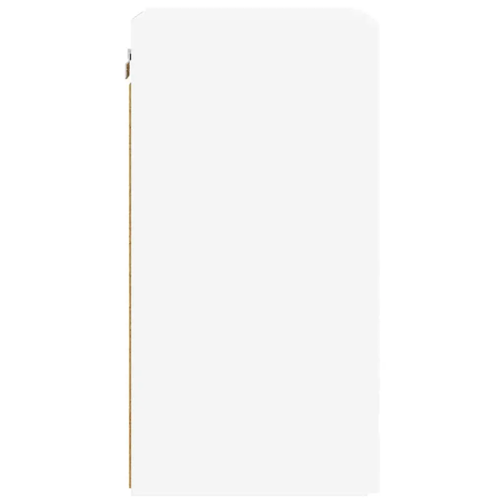 TV Wall Cabinet Engineered Wood 30 x 31 x 60 cm White 2 Piece