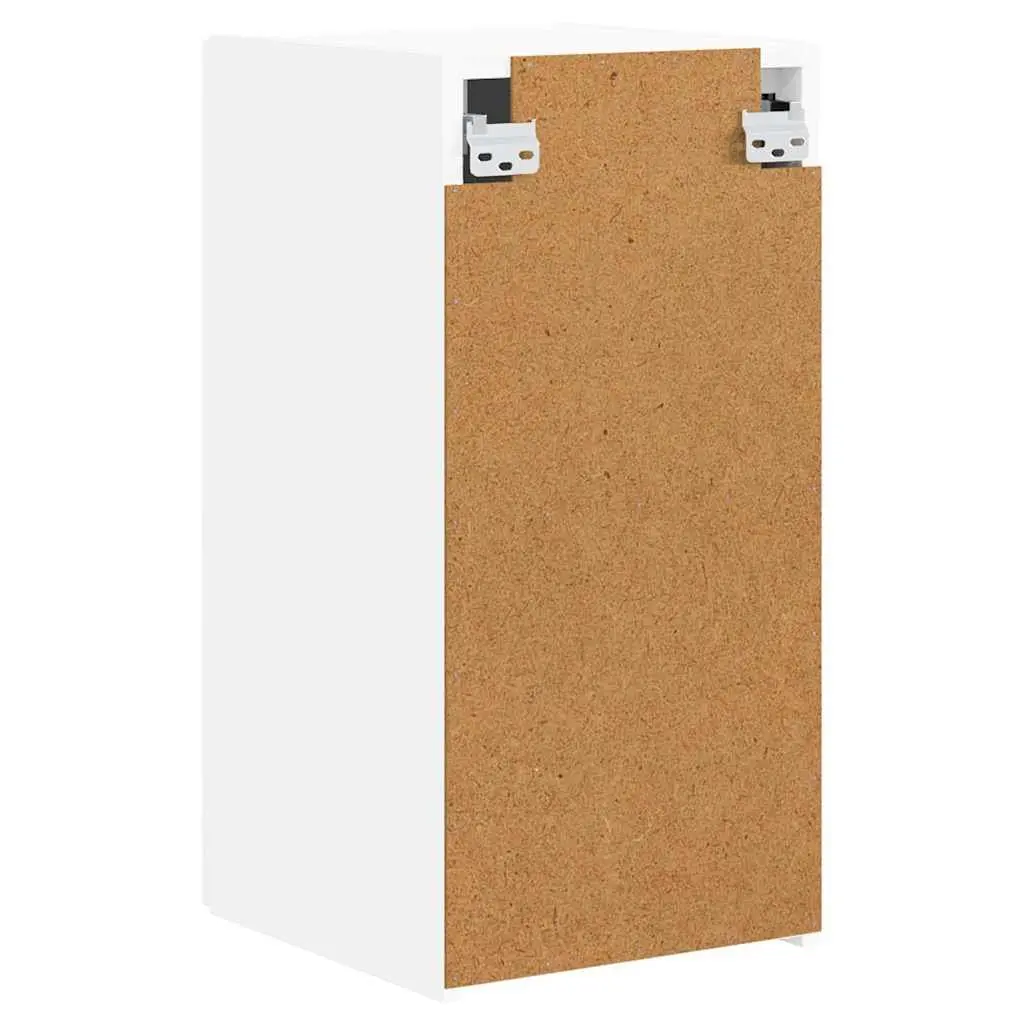 TV Wall Cabinet Engineered Wood 30 x 31 x 60 cm White 2 Piece