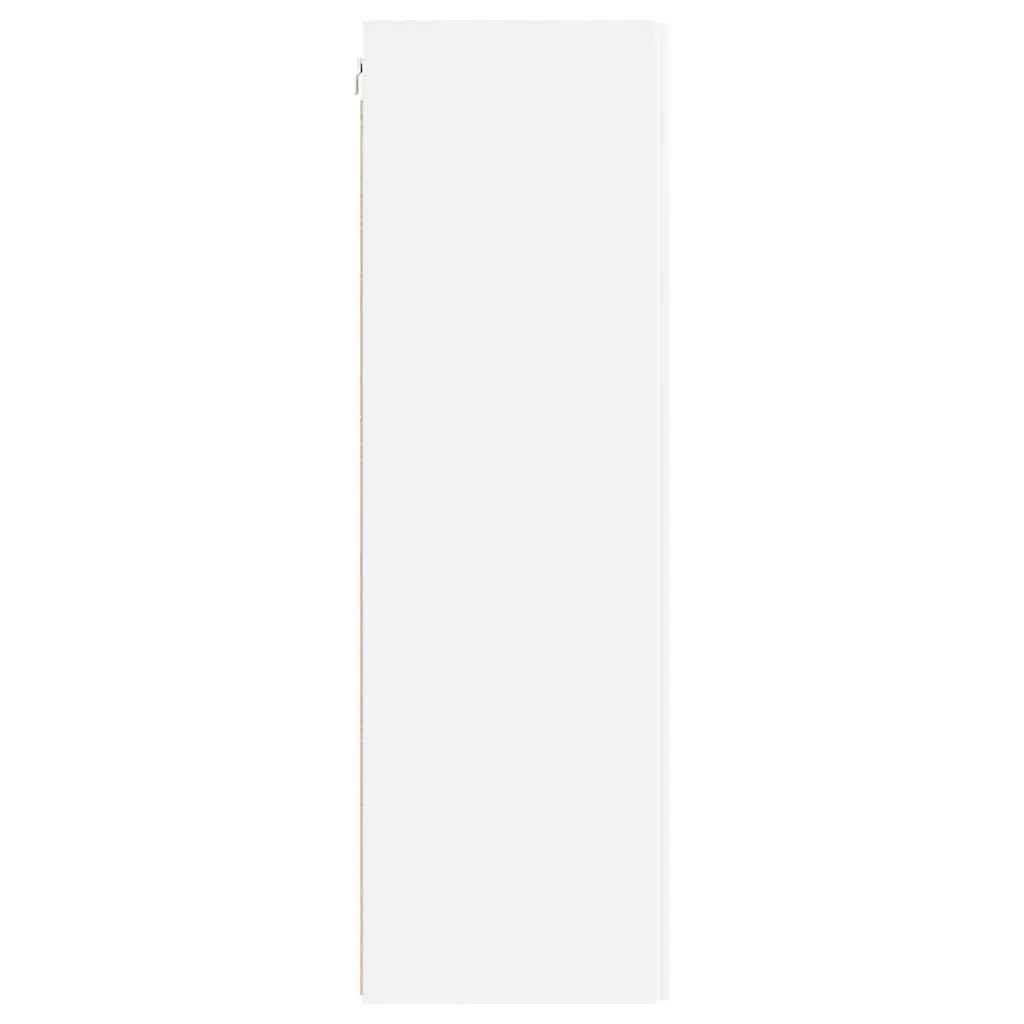 White TV Wall Cabinet Storage Set for Living Rooms