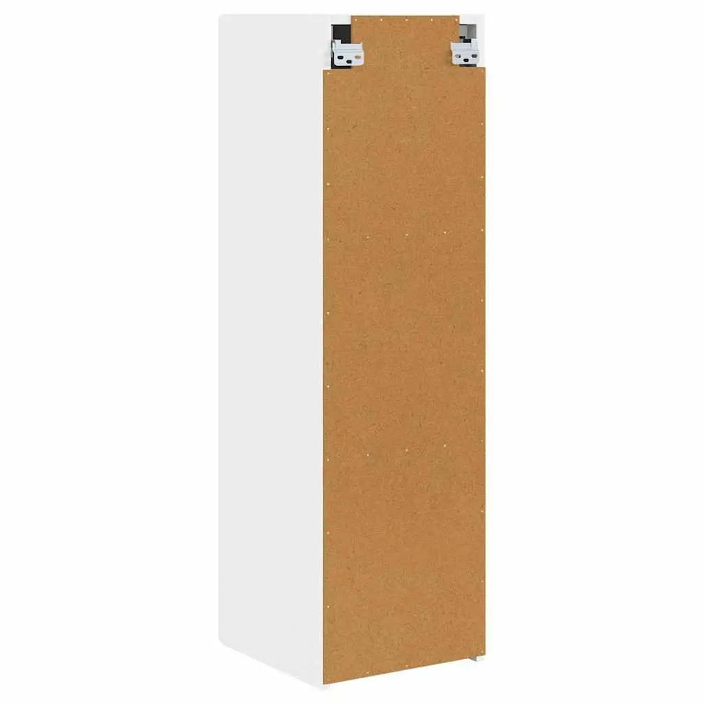 White TV Wall Cabinet Storage Set for Living Rooms