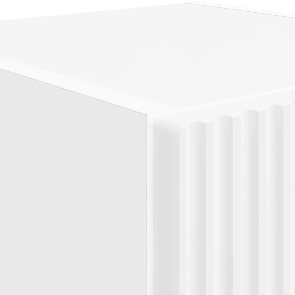 White TV Wall Cabinet Storage Set for Living Rooms