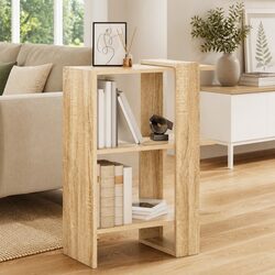 Sturdy Sonoma Oak Bookshelf – 52 x 25 x 71.5 cm