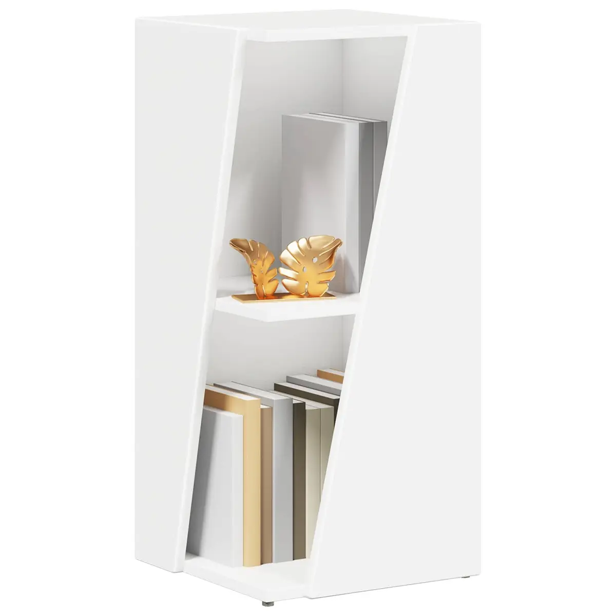 White 33 x 32 x 70.5 cm Engineered Wood Bookcase
