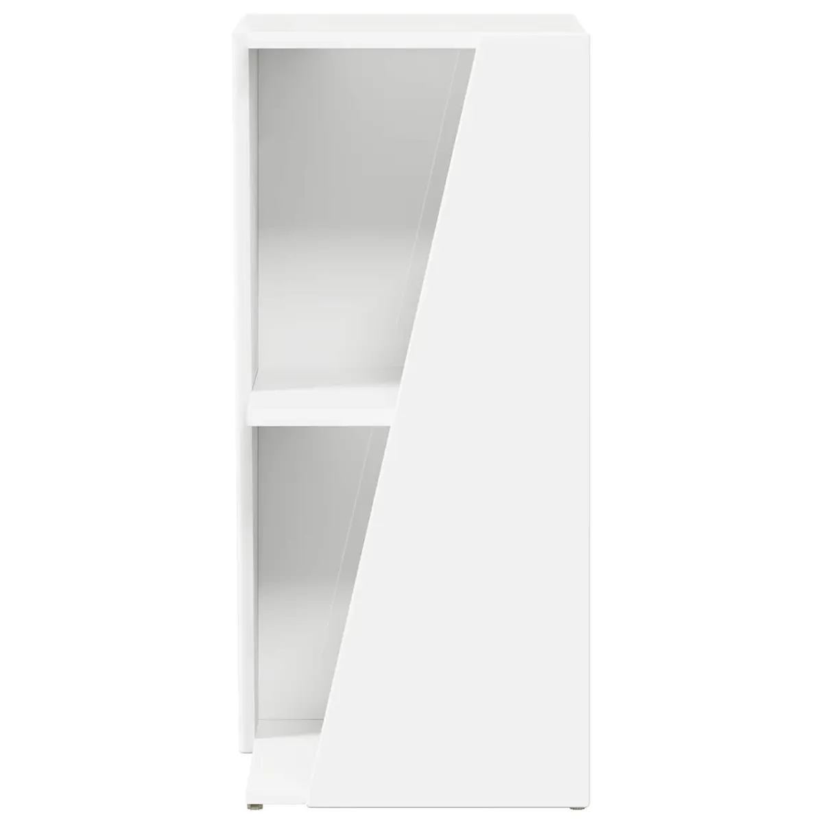 White 33 x 32 x 70.5 cm Engineered Wood Bookcase