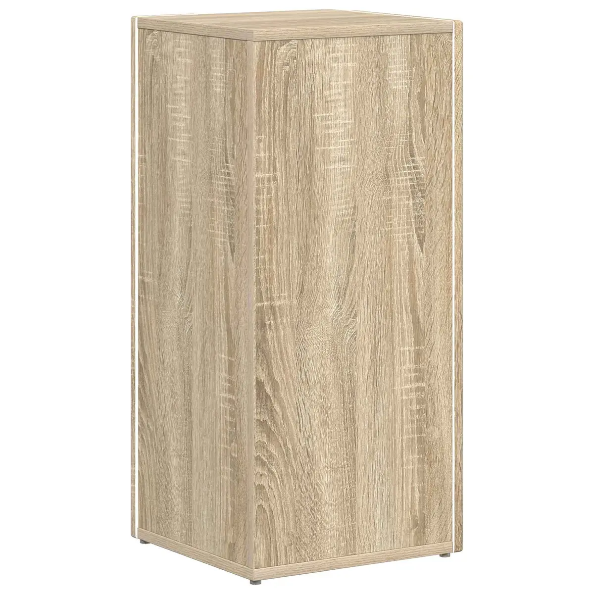 Brown Engineered Wood Side Shelf Bookcase 33x32x70.5cm