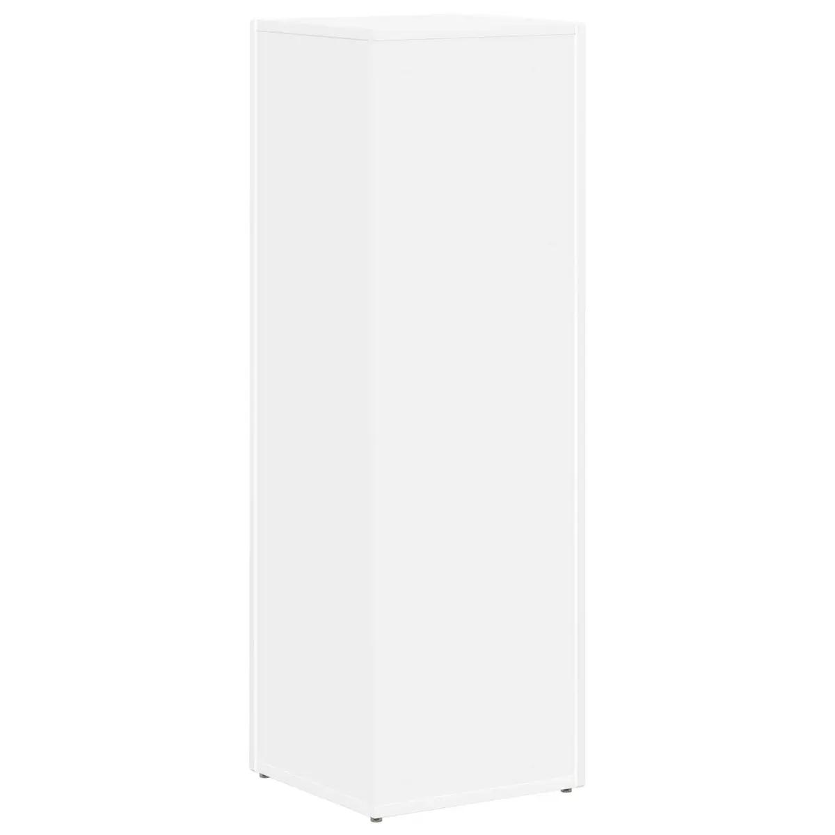 White Side Shelf Bookcase for Display and Storage