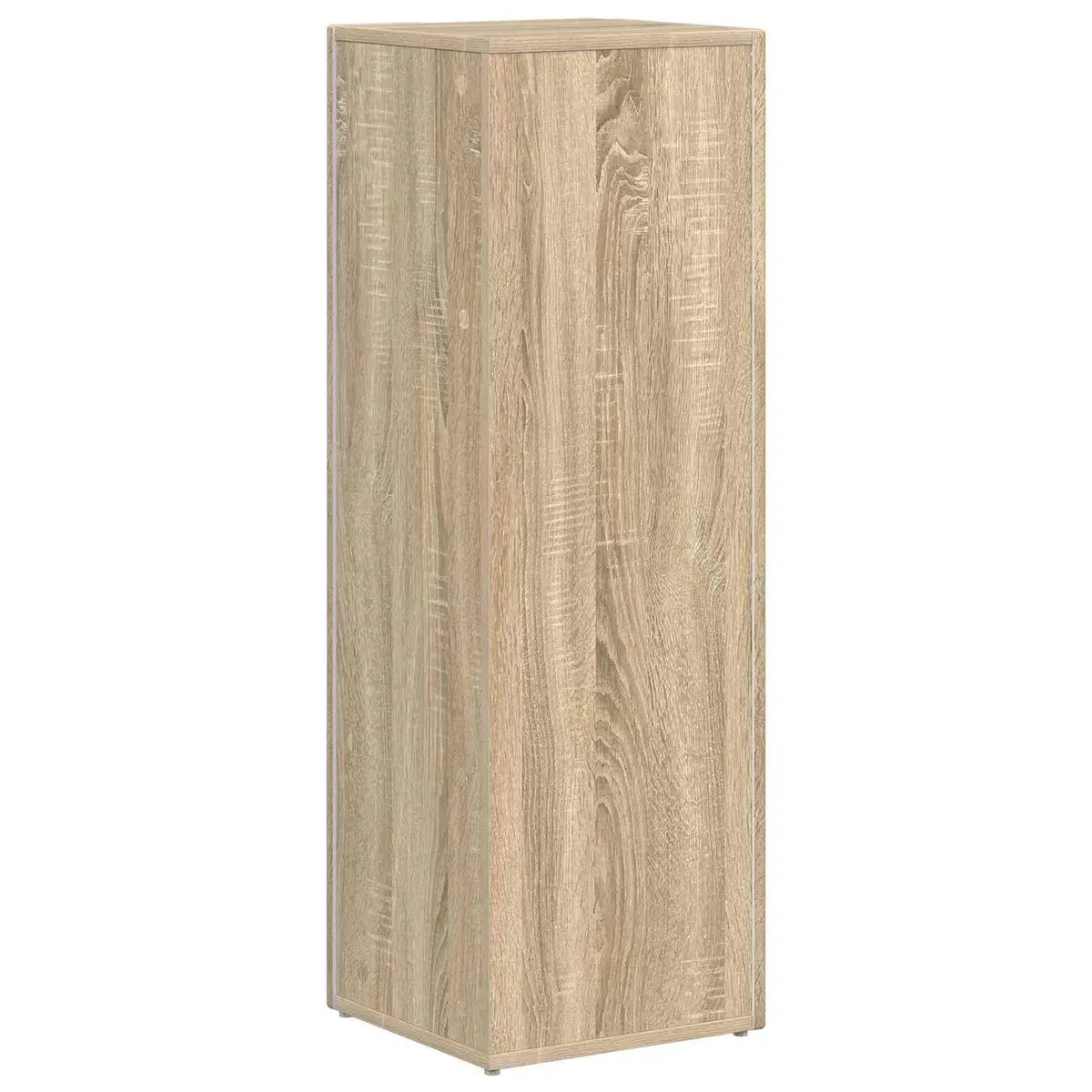 Brown Engineered Wood Side Shelf Bookcase