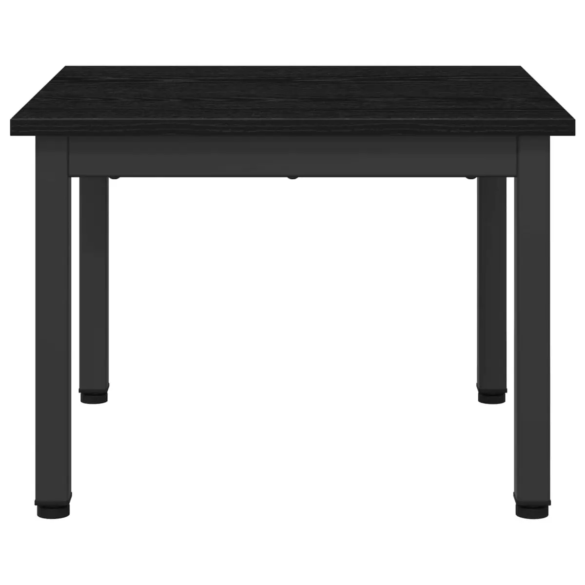 Black Oak Rectangular Coffee Table for Living Rooms