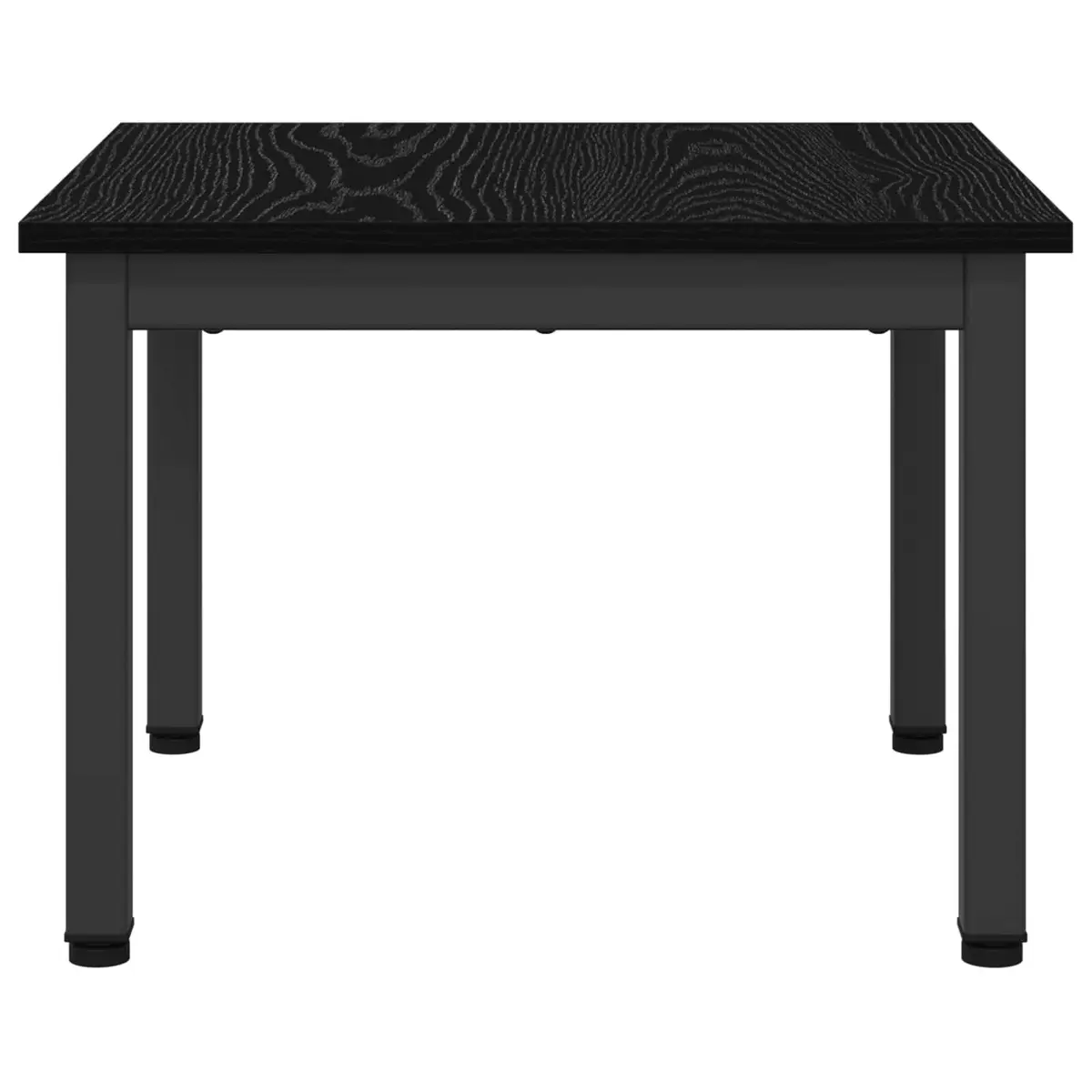 Black Oak Rectangular Coffee Table for Living Rooms
