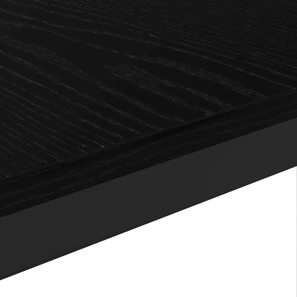 Black Oak Rectangular Coffee Table for Living Rooms