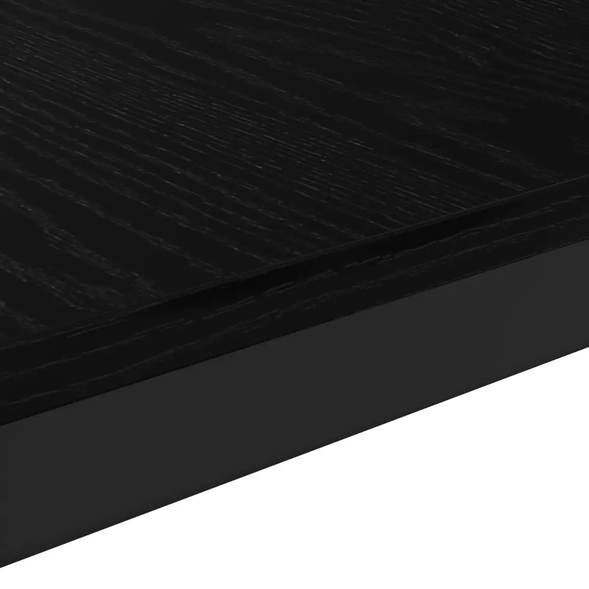 Black Rectangular Modern Coffee Table for Living Rooms