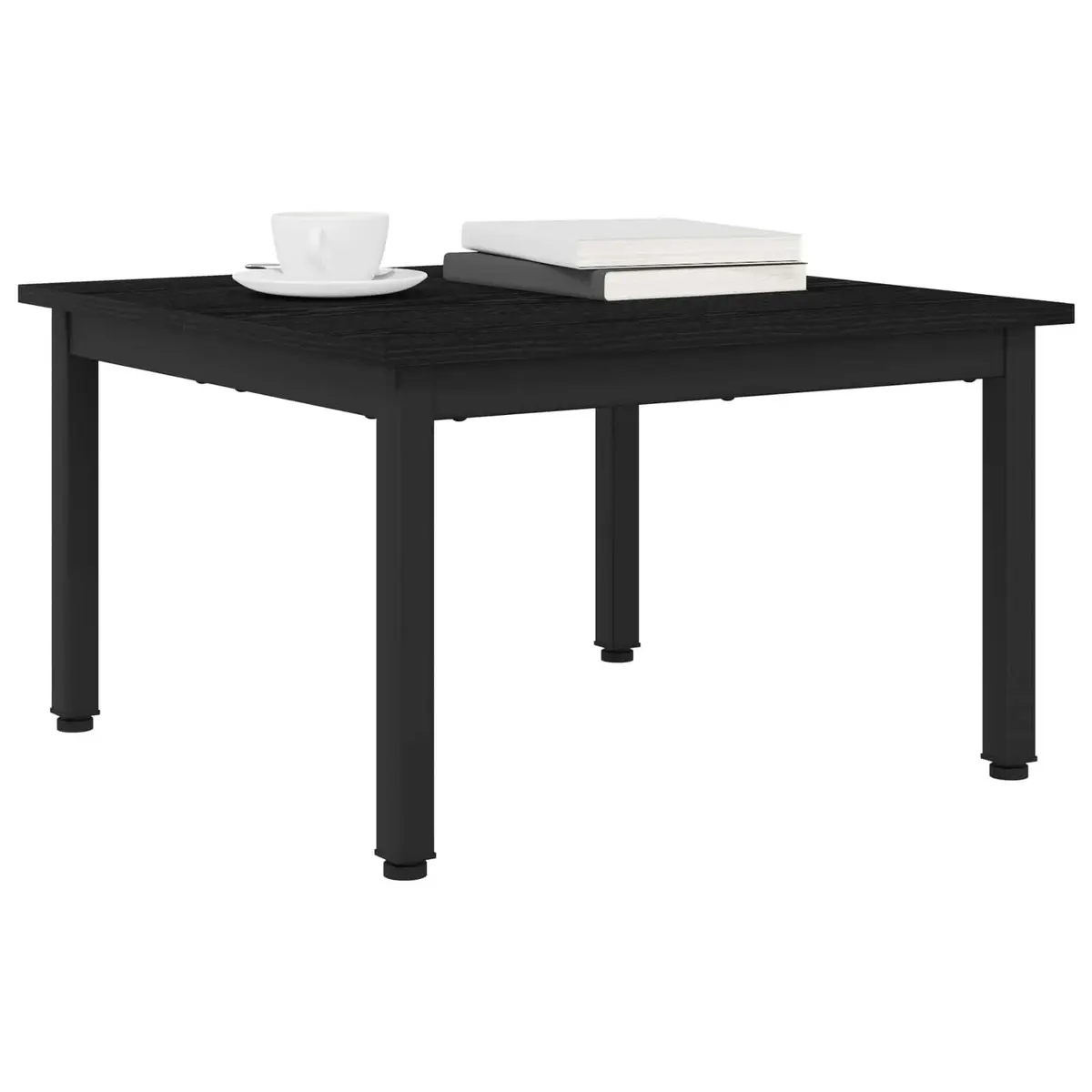 Rectangular Modern Coffee Table in Black for Living Spaces