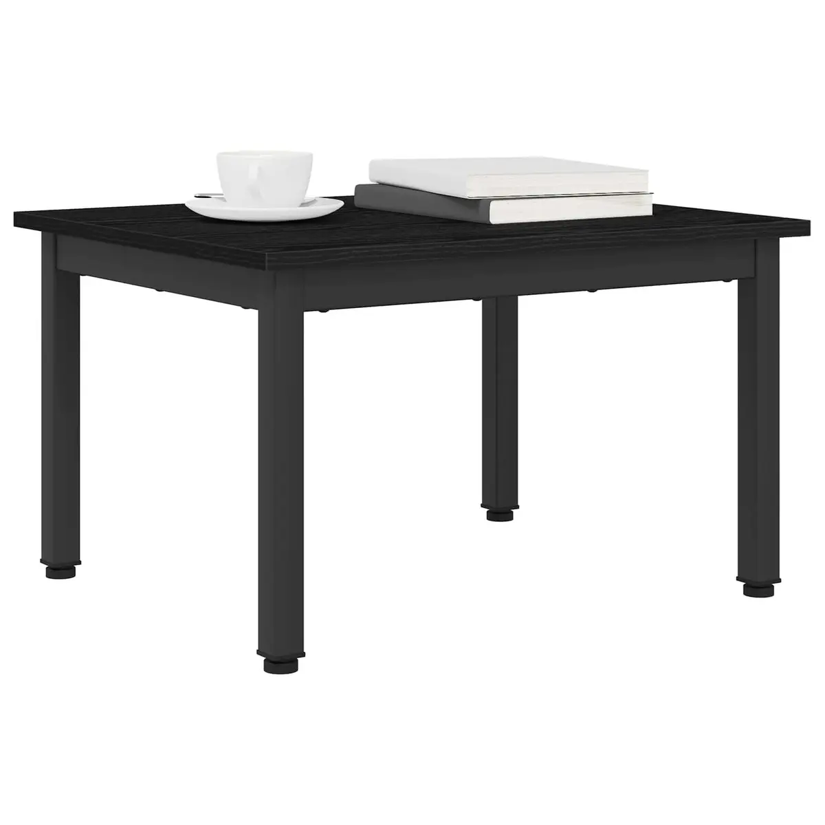 Black Rectangular Coffee Table for Living Rooms