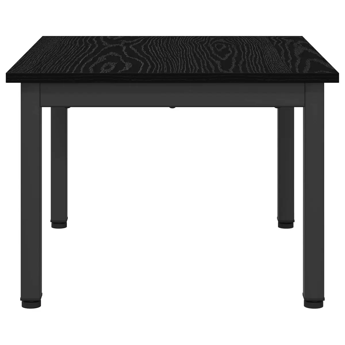 Black Rectangular Coffee Table for Living Rooms
