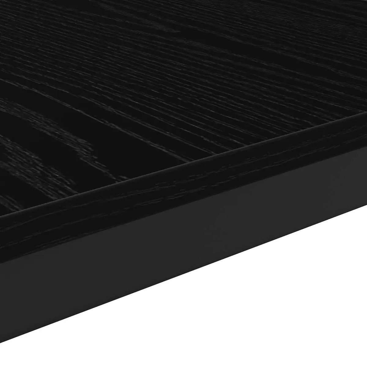 Black Rectangular Coffee Table for Living Rooms