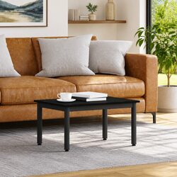 Modern Rectangular Black Coffee Table for Living Room
