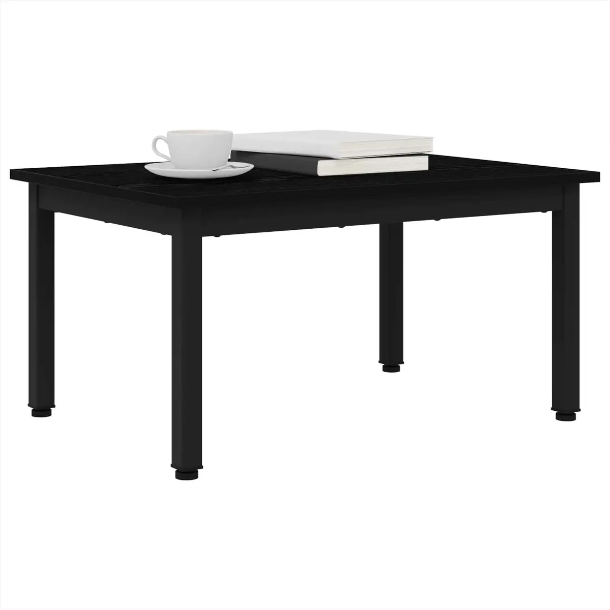 Rectangular Black Coffee Table for Living Room