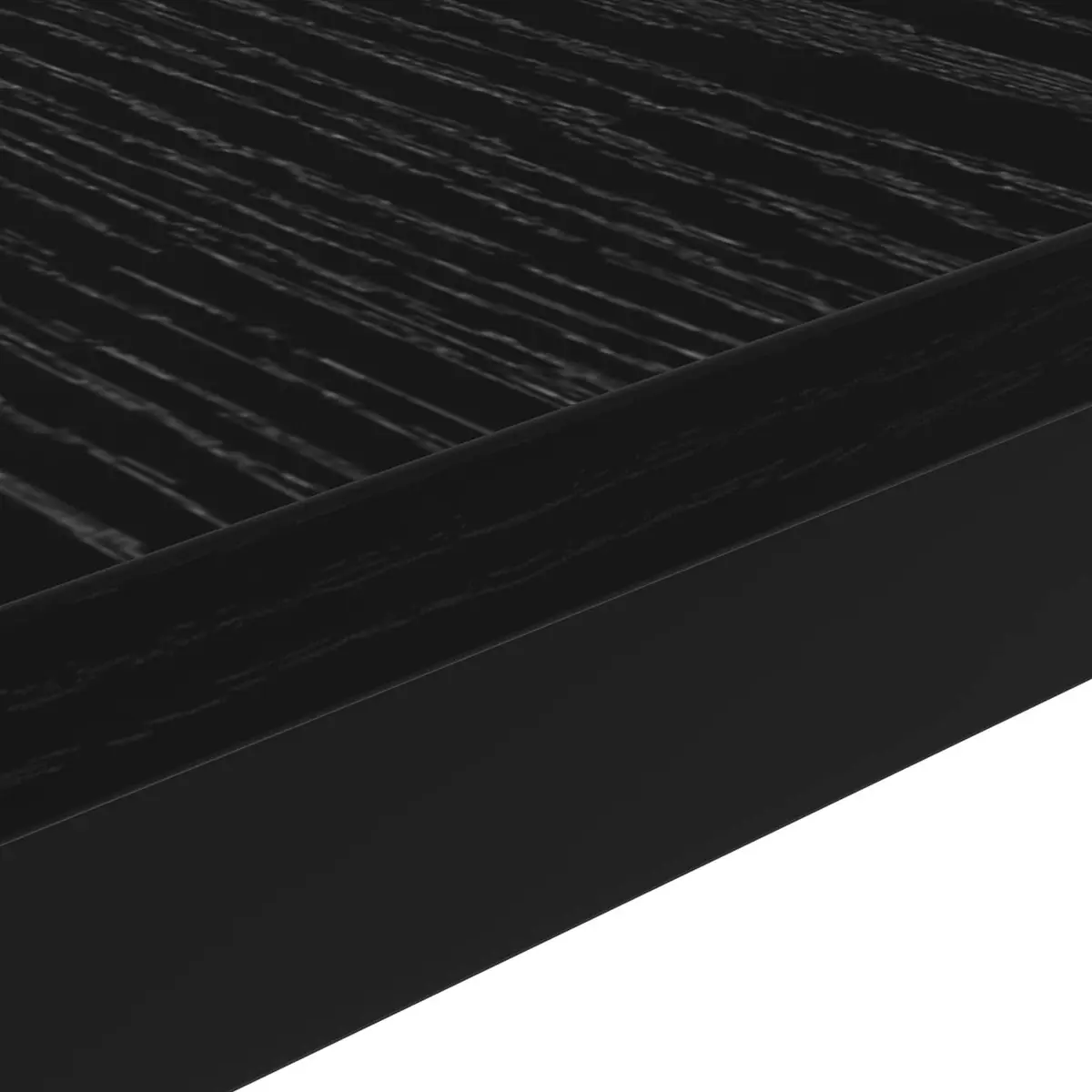 Rectangular Black Coffee Table for Living Room