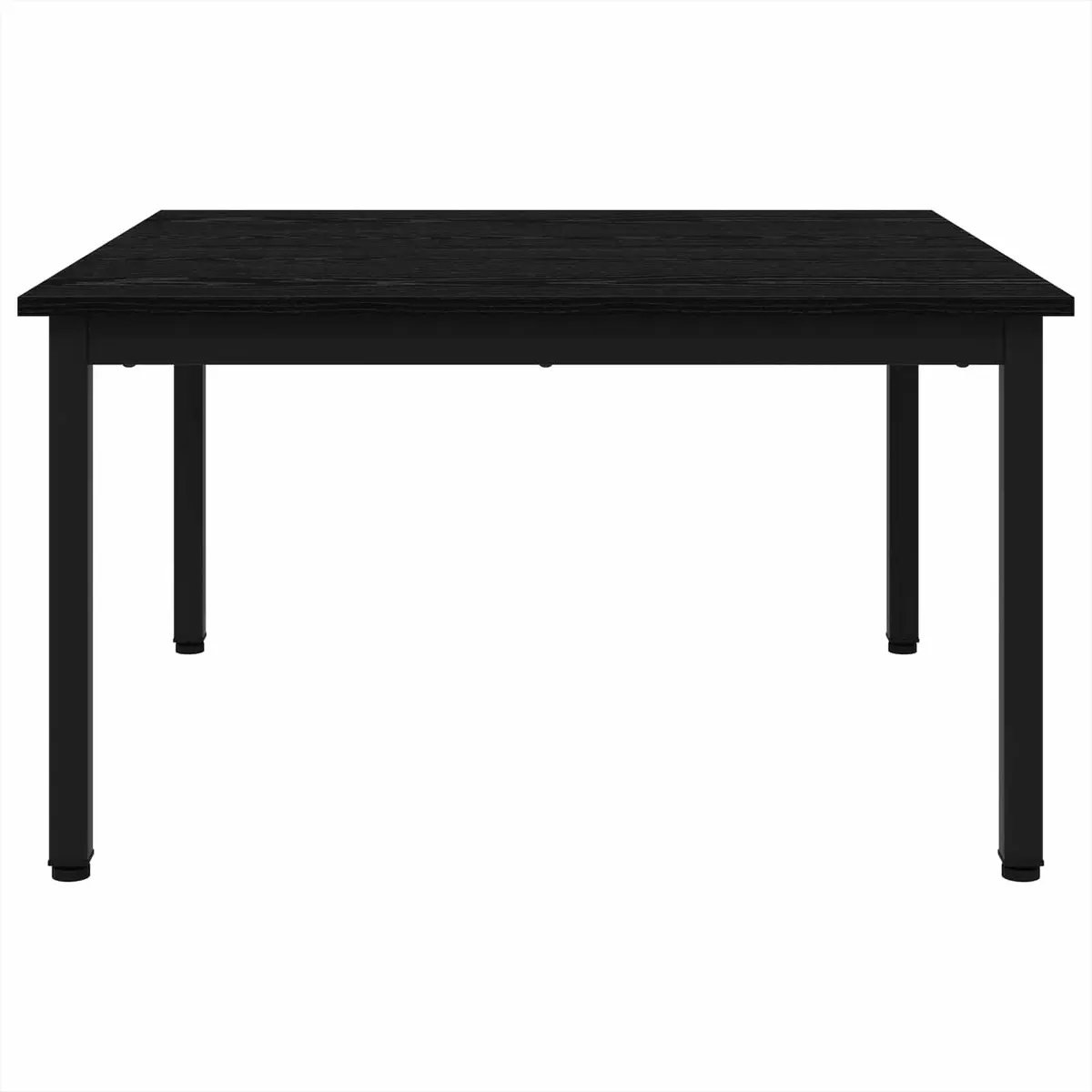 Coffee Table Black 80 x 80 x 45 cm Modern Accent Living Room Engineered Wood