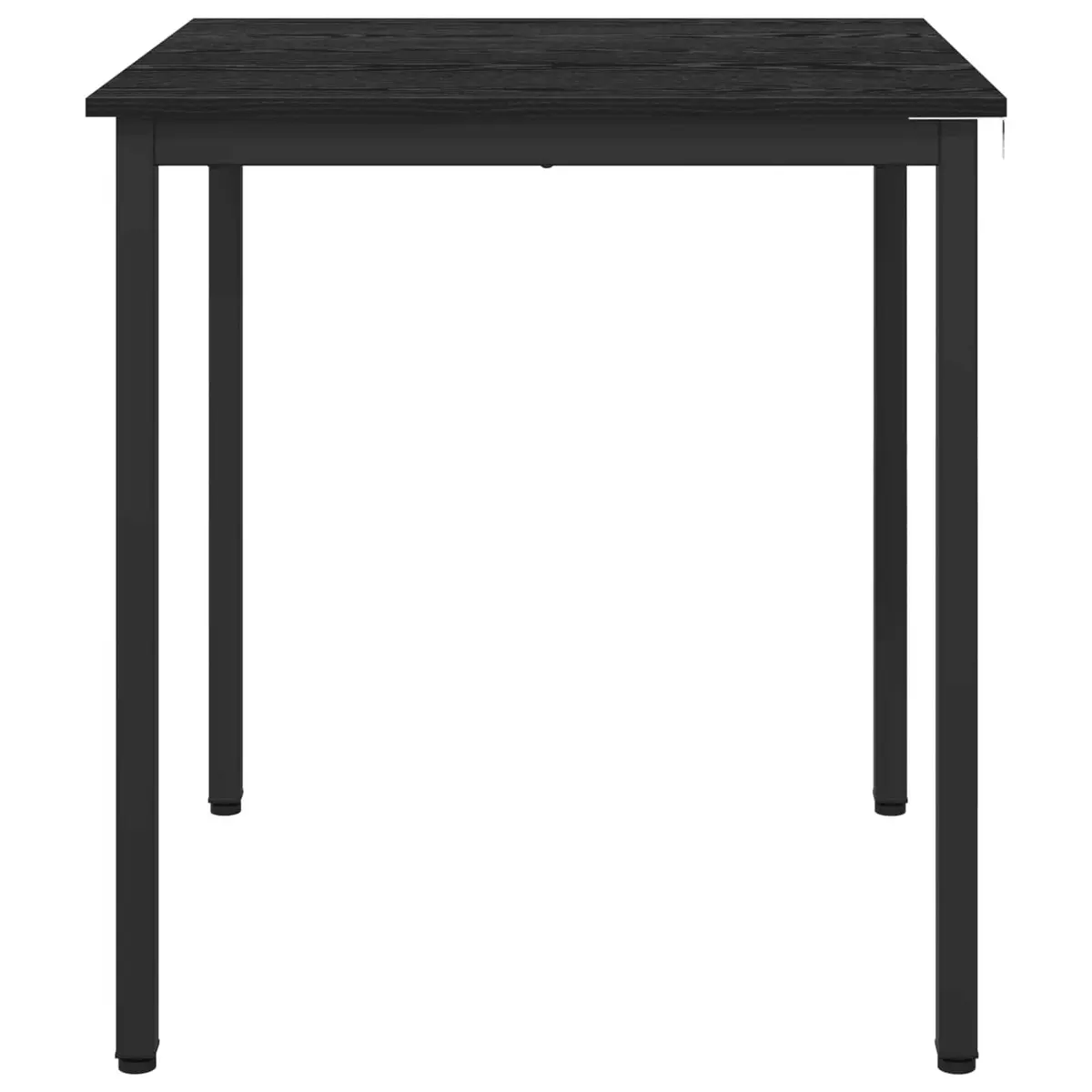 Black Metal Frame Dining Table 70x70x75cm