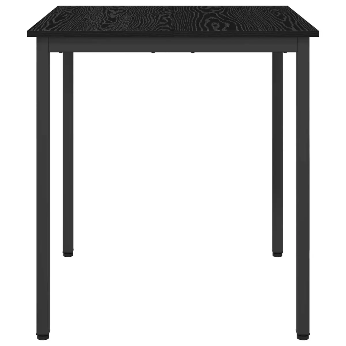 Black Metal Frame Dining Table 70x70x75cm