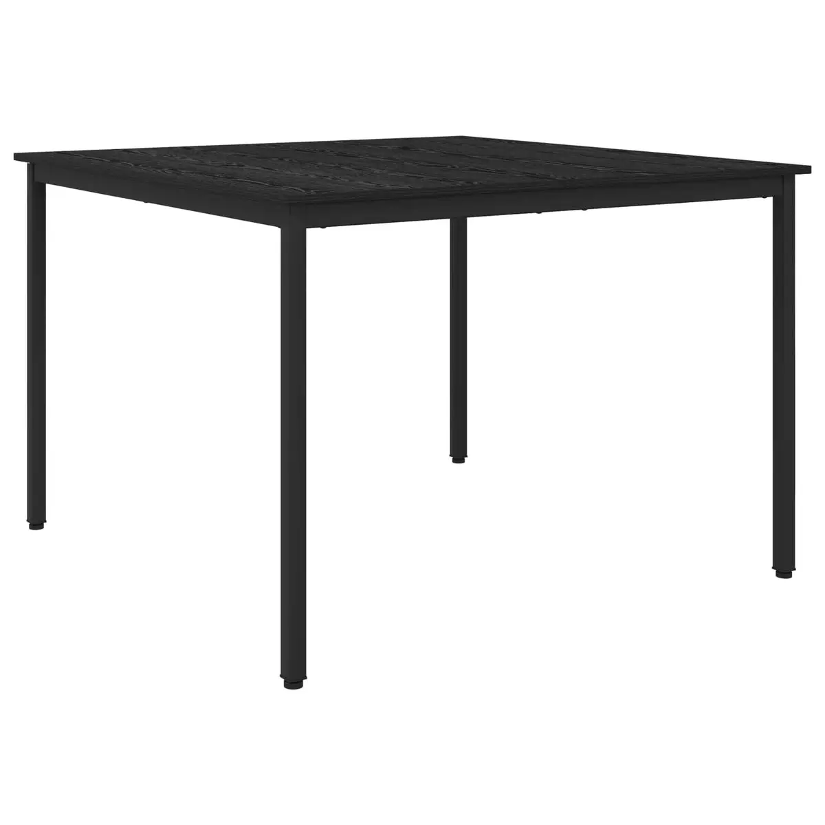Dining Table with Engineered Wood Top 110x110x75cm