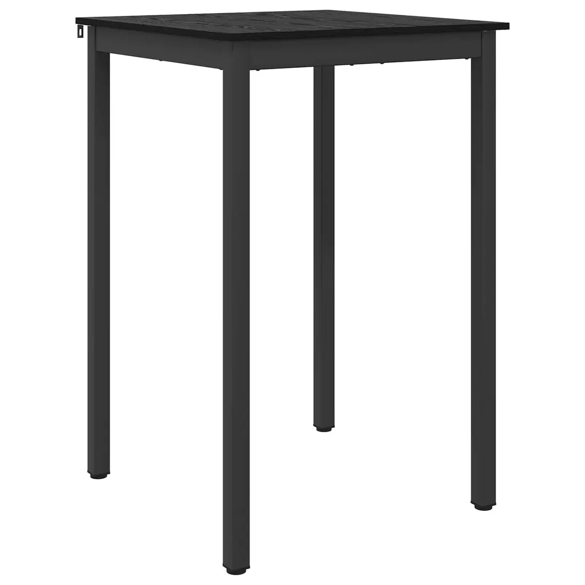 Black Rectangular Standing Bar Table for Dining